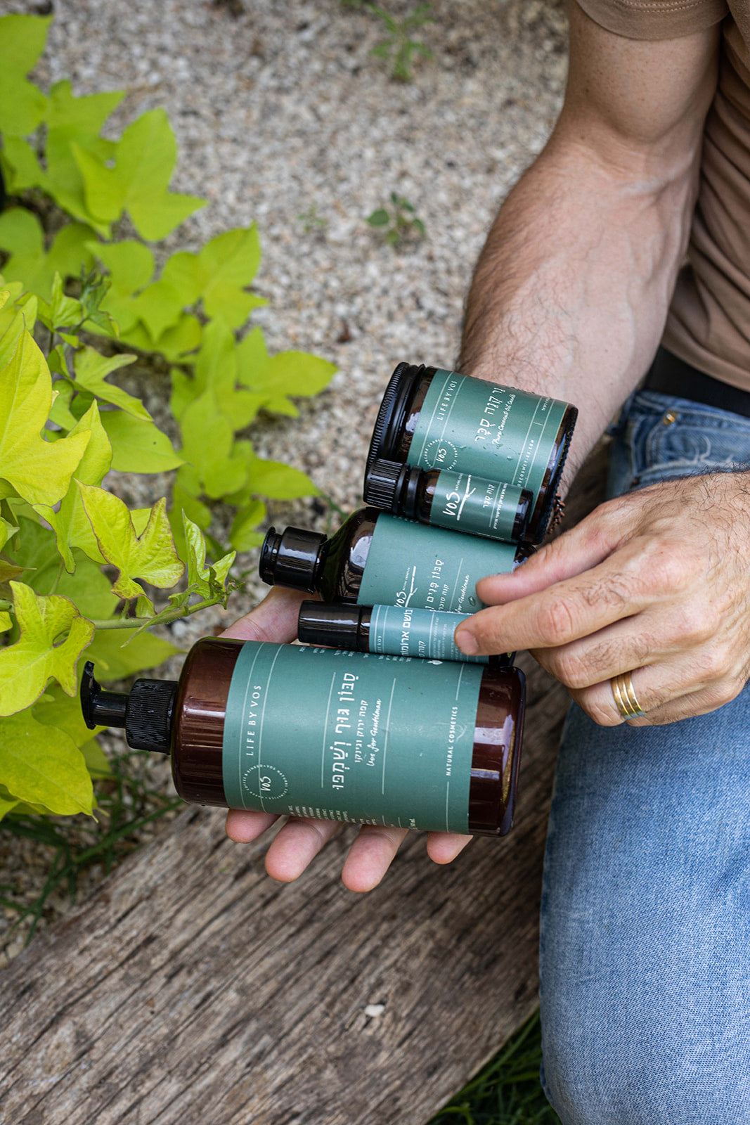 סבון גוף ושמפו קפה ירוק וגינקו