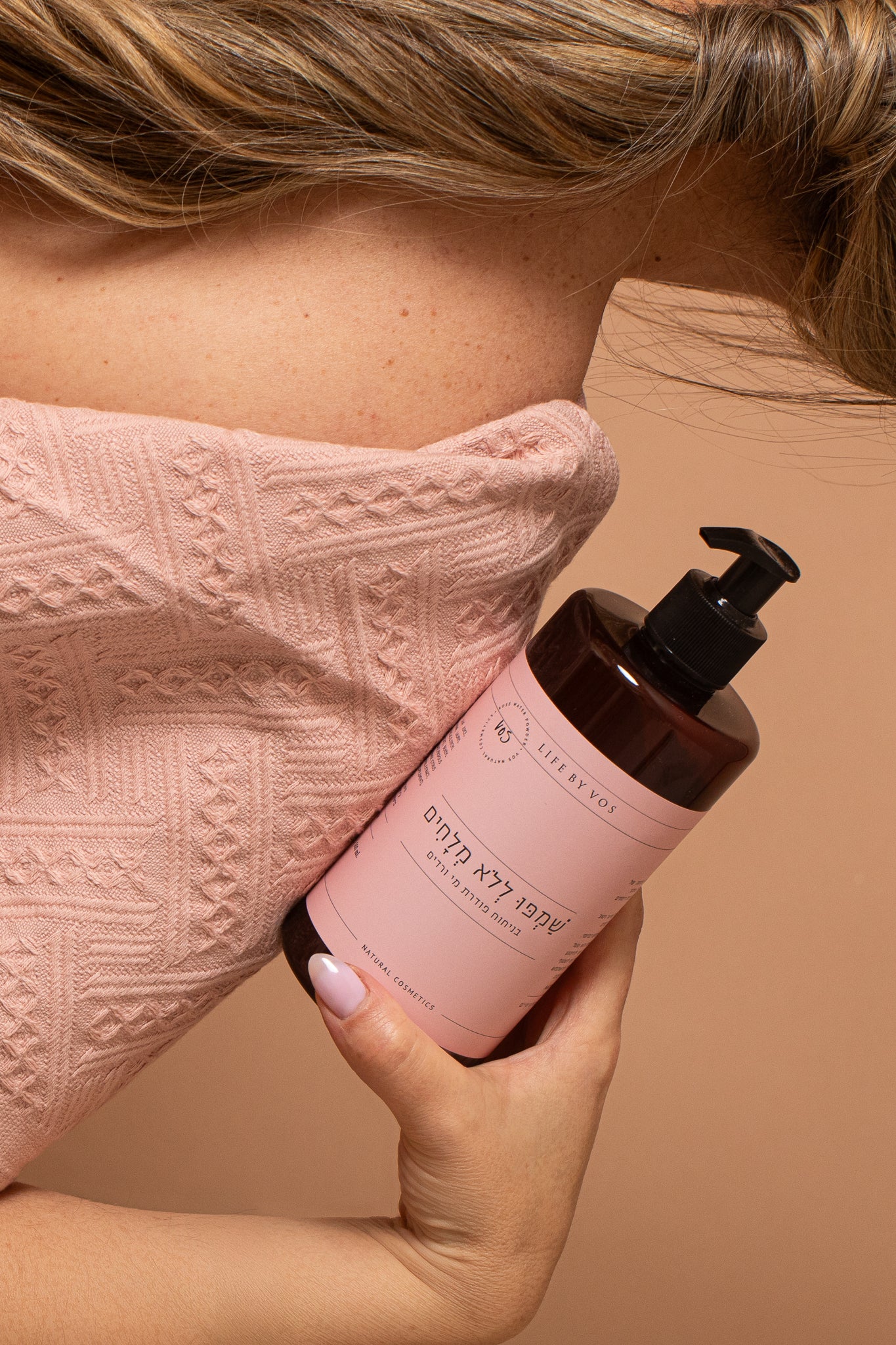 שמפו ללא מלחים פודרת מי ורדים