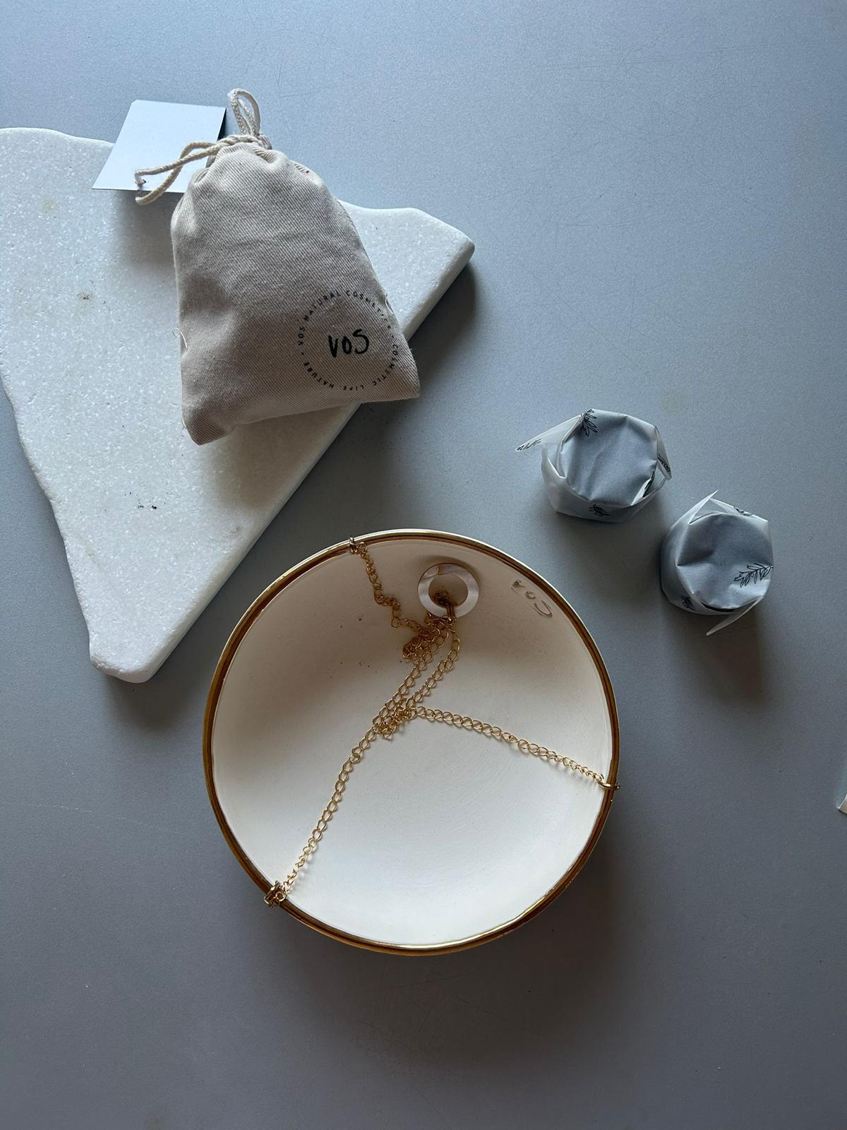 ערכה לטיהור הבית עם עיטור זהב